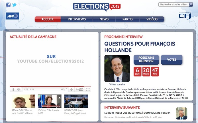 Francois Hollande election 2012 Youtube